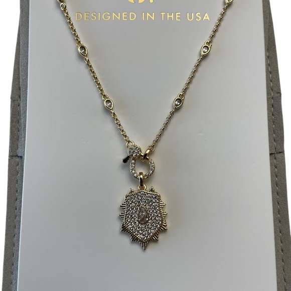 Bomb Party Jewelry - Ring Bomb Party Lumina Necklace-Ode To Opulence-Gold Plating, NIB 🔥